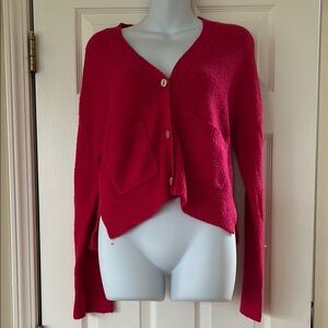Pink Abercrombie Cardigan